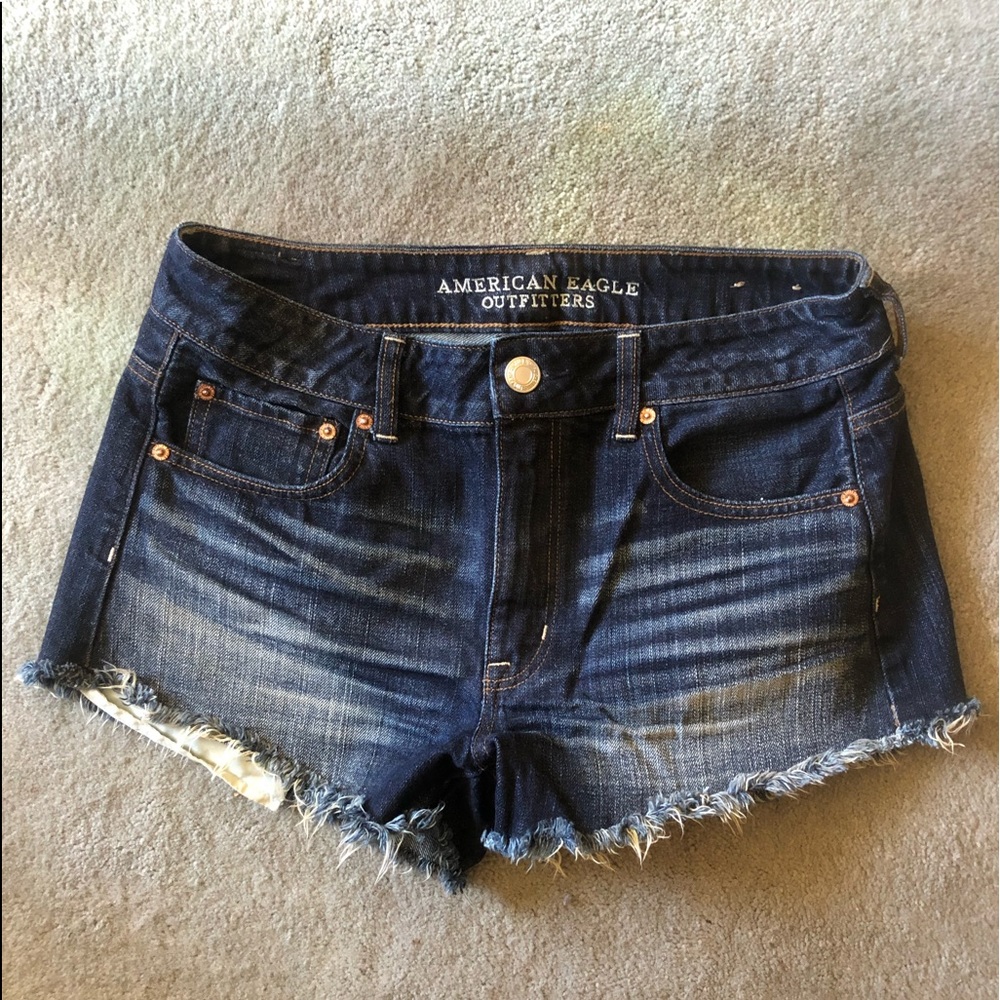 American Eagle High Waisted Festival Denim Short